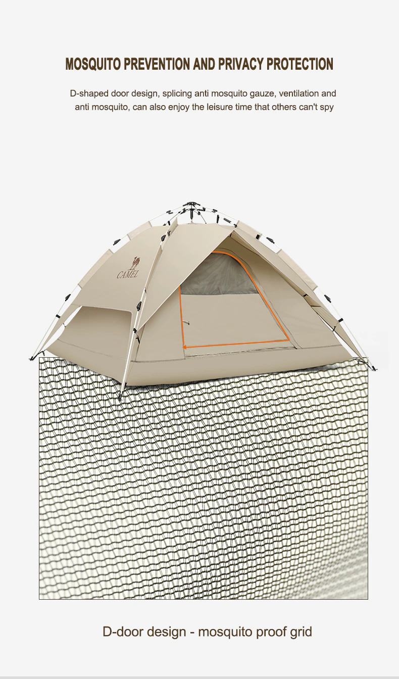 Cheap Goat Tents Outdoor Camping Equipment   4 Person Camping Tent   Travel One